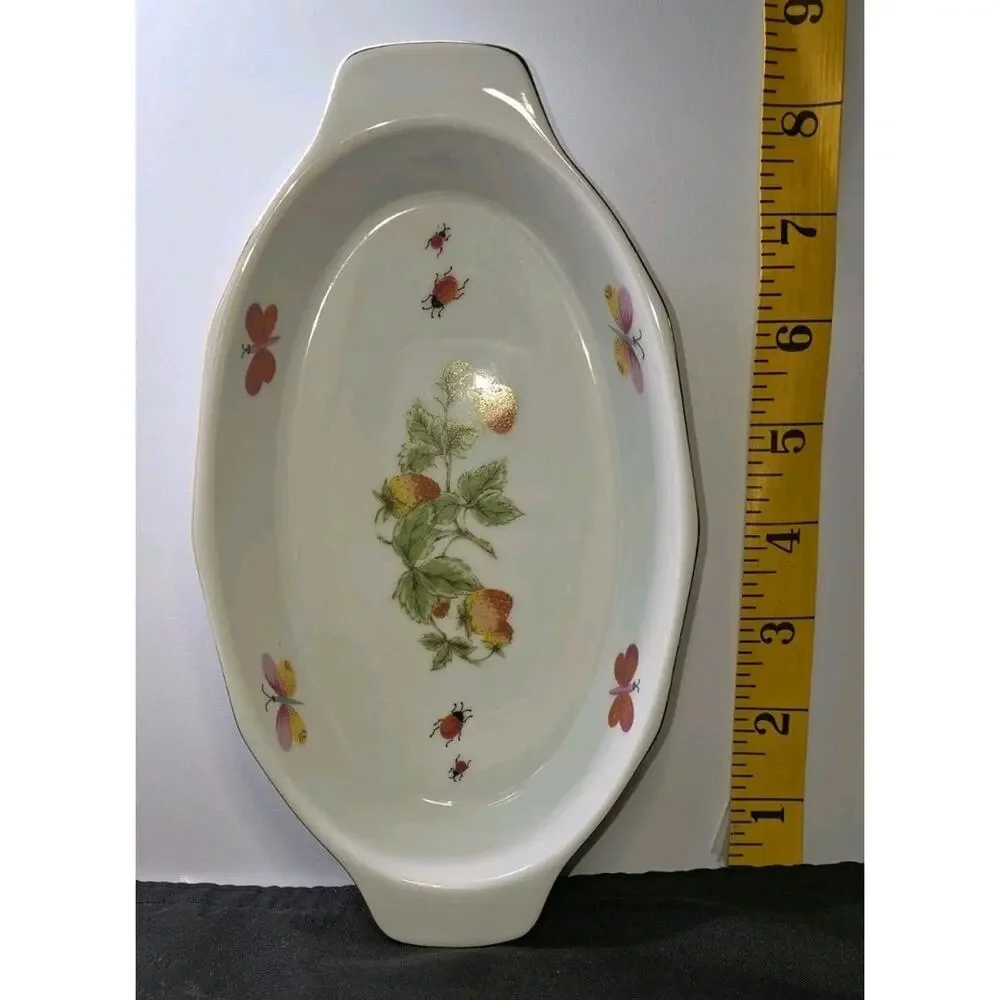 Ardalt Japan 'Spring Time' Oven-to-Table Oval Casserole Set Cookware Vintage